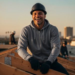 UM Full Zip Hoodie (OCS-RCS)  Regular Fit Unisex, miniatyr 2